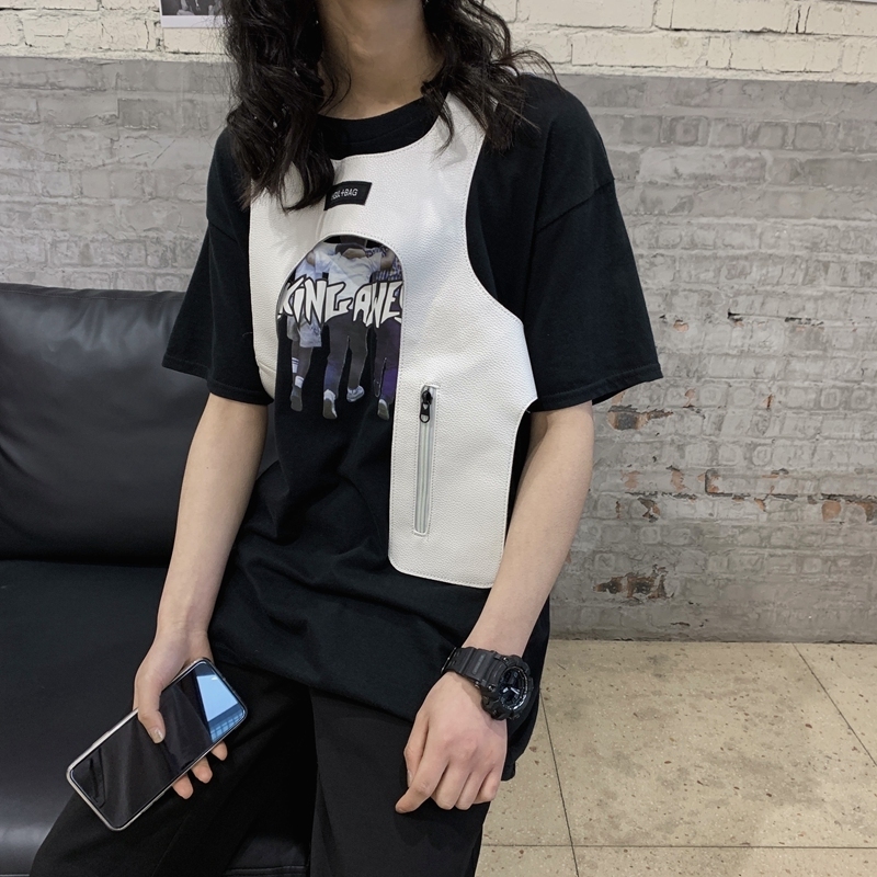 Cool Vest for Men Trendy Streetwear Tactical Light Accessory Rap Match Women Hip-Hop Harness Cloth 220419