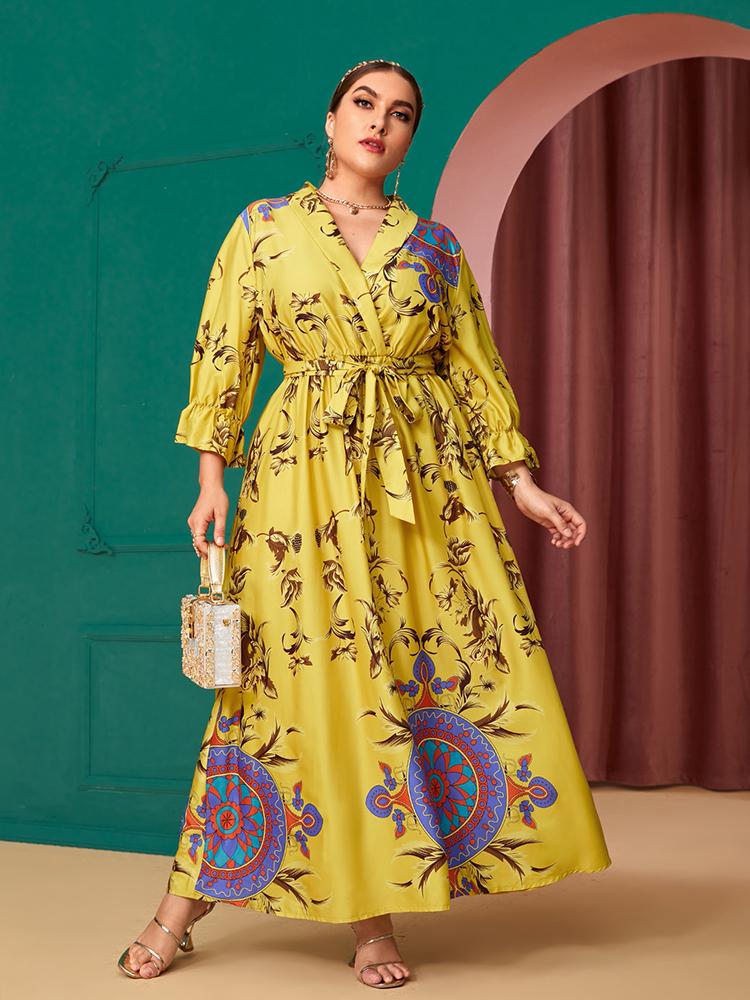Plus Size Dresses Women Large Elegant Maxi Dress 2022 Formal Holiday Yellow Long Oversized Muslim Party Evening Festival ClothingPlus
Plus Size Dresses Women Large Elegant Maxi Dress 2022 Formal Holiday Yellow Long Oversized Muslim Party Evening Festival ClothingPlus