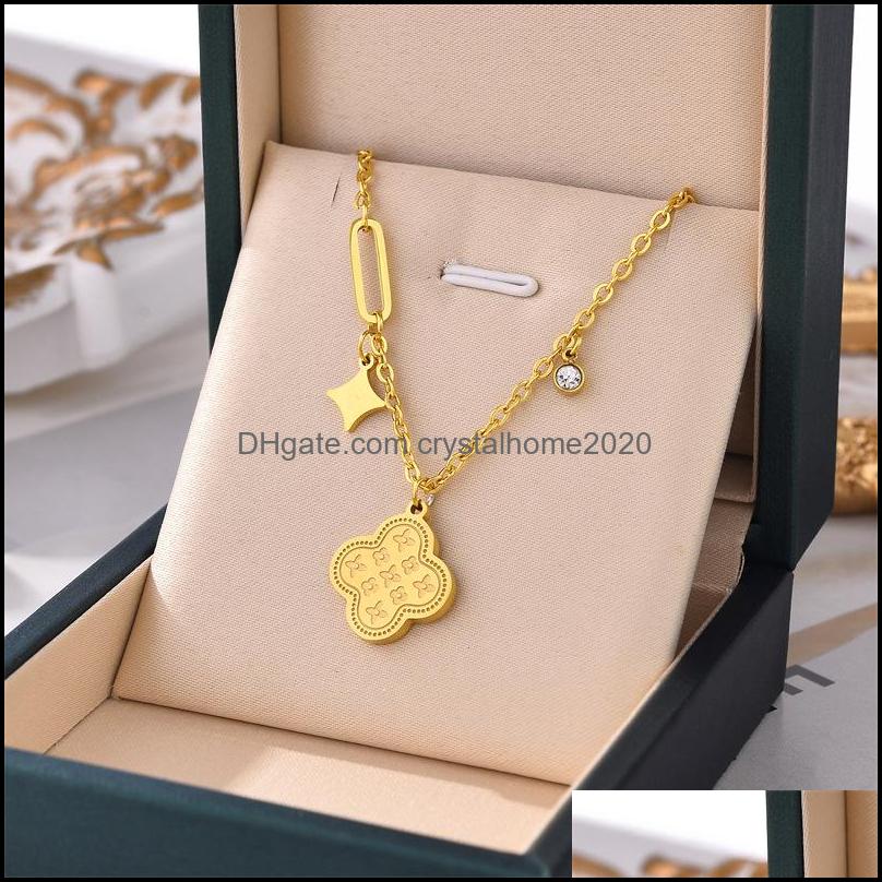 Pendant Necklaces Pendants Jewelry New Trendy Clover Necklace Stainless Steel For Gift Drop Delivery 2021 Dhgkt
Pendant Necklaces Pendants Jewelry New Trendy Clover Necklace Stainless Steel For Gift Drop Delivery 2021 Dhgkt