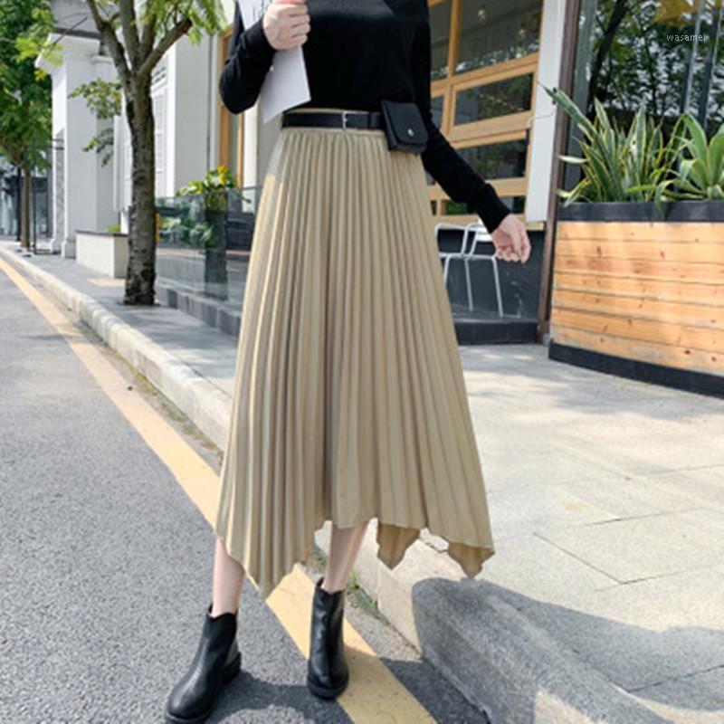Women's Skirts Fall Winter Irregular Casual Midi Pleated Fashionable Flared High Waist With Belt RB168, Black
Women's Skirts Fall Winter Irregular Casual Midi Pleated Fashionable Flared High Waist With Belt RB168, Black