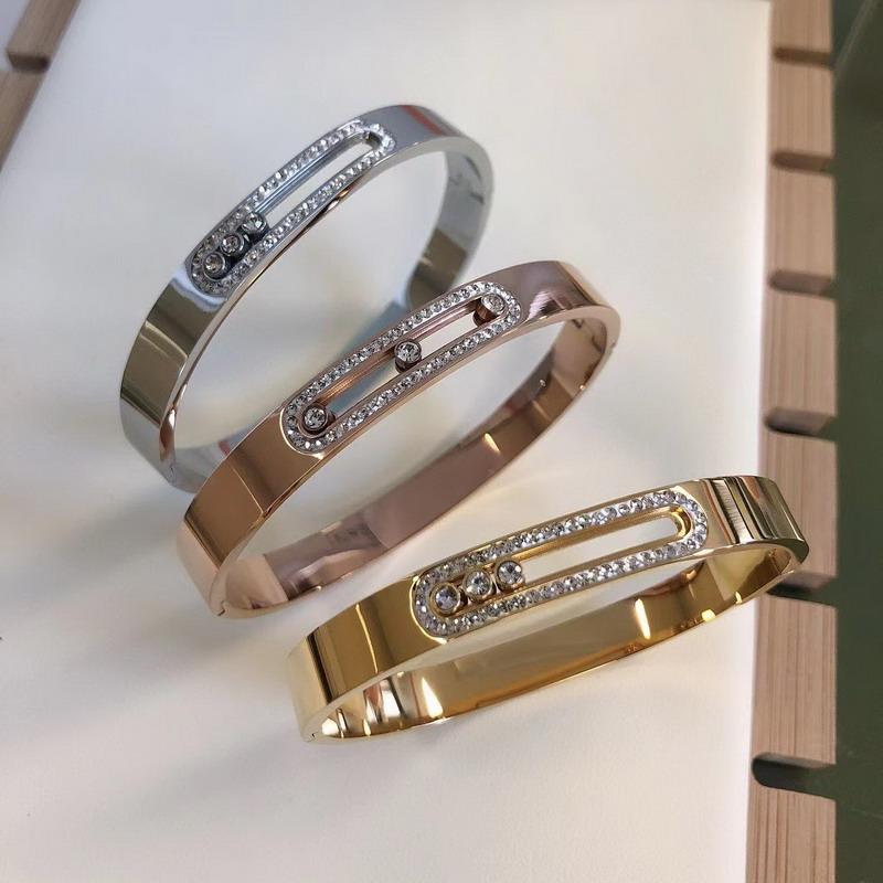 Bangle Classic Jewelry Stainless Steel For Women Bracelets Crystal Sliding Luxury Wedding Party Band Wristband Gold GiftBangle
Bangle Classic Jewelry Stainless Steel For Women Bracelets Crystal Sliding Luxury Wedding Party Band Wristband Gold GiftBangle