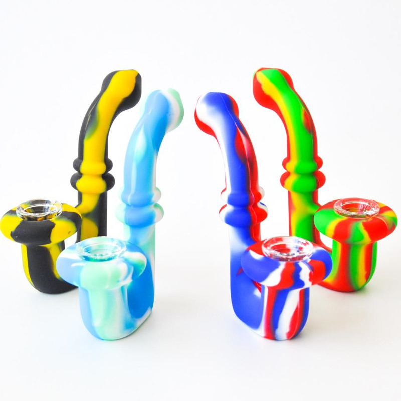 Hookah L shape Silicone Pipes small bubble 5 inches height with glass bowl food grade material unbreakable silicon pipe
Hookah L shape Silicone Pipes small bubble 5 inches height with glass bowl food grade material unbreakable silicon pipe