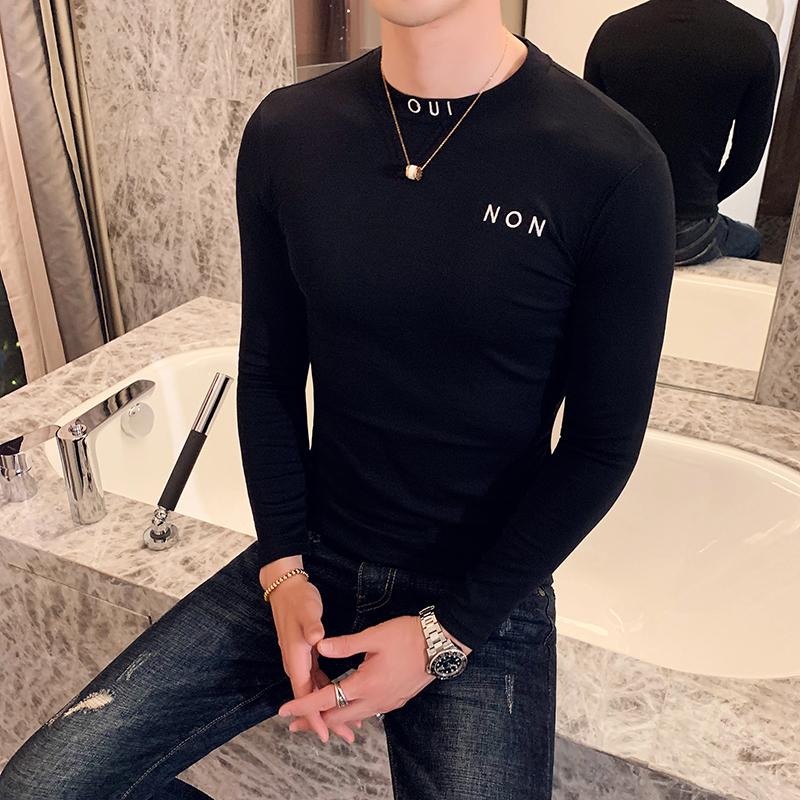 Men's T-Shirts Autumn Winter Solid Turtleneck Simple All Match Long Sleeve Tee Shirt Homme Slim Fit Casual Streetwear Black/White
Men's T-Shirts Autumn Winter Solid Turtleneck Simple All Match Long Sleeve Tee Shirt Homme Slim Fit Casual Streetwear Black/White