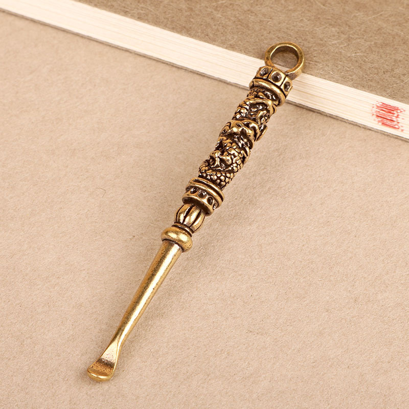 6 Chinese Style Wax dabber tools metal gold brass mini dab tool stick spoon earpick ear pick cleaner for vape tank cleaning dragon and phoenix lotus hand gourd
6 Chinese Style Wax dabber tools metal gold brass mini dab tool stick spoon earpick ear pick cleaner for vape tank cleaning dragon and phoenix lotus hand gourd