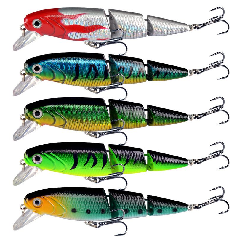 1Pcs Wobblers Multi section Fishing Lure Minnow 11 5cm 14 8g Isca Artificial Hard Bait Crankbait Trolling Bass Pike Perch Tackle 220721
1Pcs Wobblers Multi section Fishing Lure Minnow 11 5cm 14 8g Isca Artificial Hard Bait Crankbait Trolling Bass Pike Perch Tackle 220721