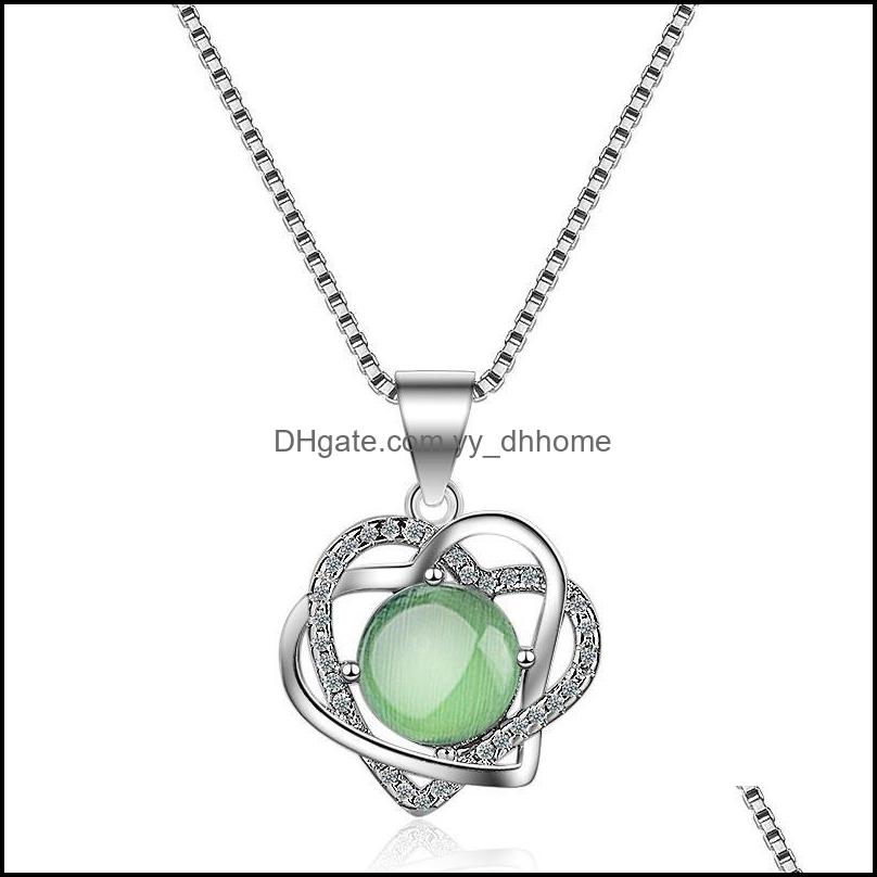 Pendant Necklaces Pendants Jewelry Yh-Zl 925 Sterling Sier Green Zircon Heart Necklace For Women Shiny Dhaem
Pendant Necklaces Pendants Jewelry Yh-Zl 925 Sterling Sier Green Zircon Heart Necklace For Women Shiny Dhaem