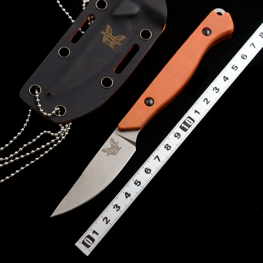 Benchmade 15700 Flyway Fixed Blade Knife 2.7" CPM-154 Blade G10 Handles Outdoor Camping Hunting Pocket Tactical Self Defense EDC Utility Knife
Benchmade 15700 Flyway Fixed Blade Knife 2.7" CPM-154 Blade G10 Handles Outdoor Camping Hunting Pocket Tactical Self Defense EDC Utility Knife
