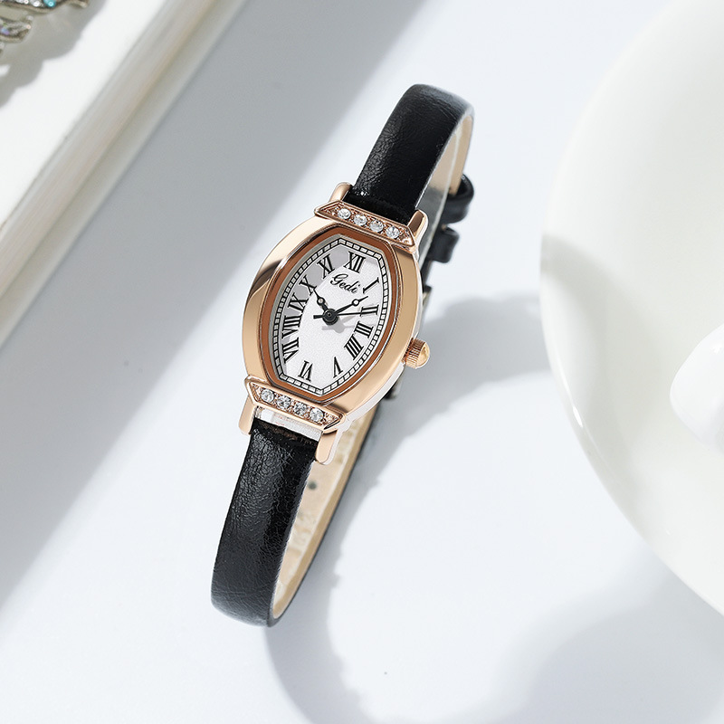 caijiamin store - GEDI new ladies watch retro barrel shell quartz watches student niche Roman literary temperament old wristwatch, Color 3
caijiamin store - GEDI new ladies watch retro barrel shell quartz watches student niche Roman literary temperament old wristwatch, Color 3