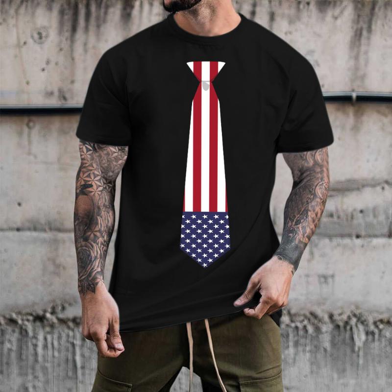 Men's T-Shirts Pocket T Male Summer Casual American Tie Print Shirt Blouse Round Neck Short Sleeve Tops ShirtMen's, Black
Men's T-Shirts Pocket T Male Summer Casual American Tie Print Shirt Blouse Round Neck Short Sleeve Tops ShirtMen's, Black