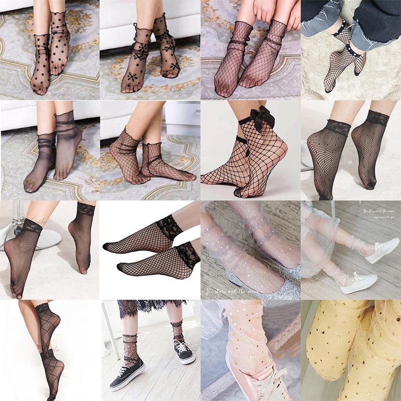 Socks & Hosiery Summer Sexy Retro Lace Floral Mesh Women Girl Elastic Fashion Lady Soft Short Female Crystal Silk Ultrathin SockSocks, Pink
Socks & Hosiery Summer Sexy Retro Lace Floral Mesh Women Girl Elastic Fashion Lady Soft Short Female Crystal Silk Ultrathin SockSocks, Pink