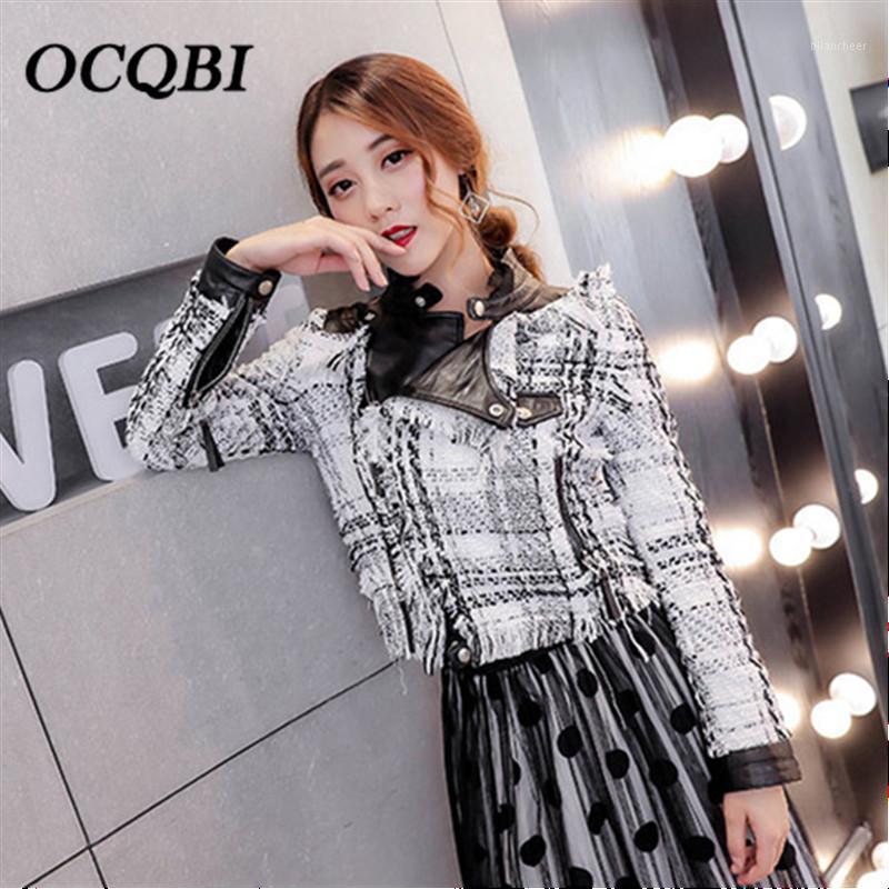Women' Jackets Korean Style Bomber Motorcycle PU Jacket Fashion Slim Patchwork Streetwear Womens And Coats, As pic
Women' Jackets Korean Style Bomber Motorcycle PU Jacket Fashion Slim Patchwork Streetwear Womens And Coats, As pic
