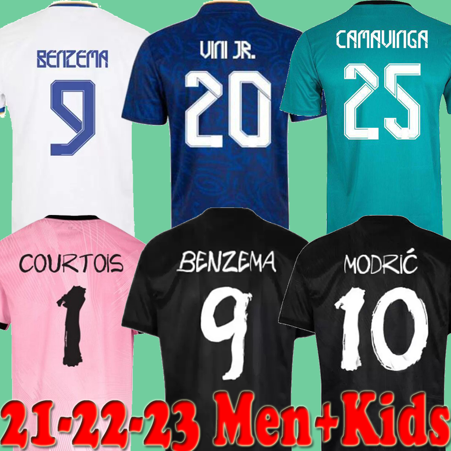 21 22 23 BENZEMA HAZARD soccer jerseys football shirt CAMAVINGA ALABA ASENSIO MODRIC REAL MARCELO VALVERDE camiseta Men + kids kit 2021 2022 2023 uniforms, Fourth black
21 22 23 BENZEMA HAZARD soccer jerseys football shirt CAMAVINGA ALABA ASENSIO MODRIC REAL MARCELO VALVERDE camiseta Men + kids kit 2021 2022 2023 uniforms, Fourth black