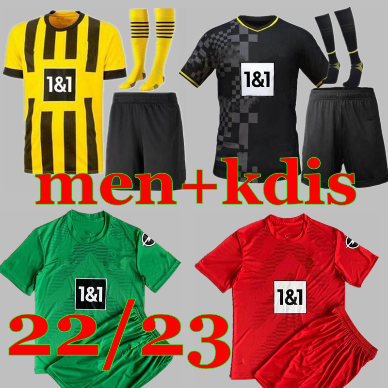 HAALAND soccer jerseys 22 23 DOrtmund 2022 2023 soccer football shirt REUS NEONGELB BELLINGHAM HUMMELS BRANDT YEYNA men kids kit maillot de foot goalkeeper red green
HAALAND soccer jerseys 22 23 DOrtmund 2022 2023 soccer football shirt REUS NEONGELB BELLINGHAM HUMMELS BRANDT YEYNA men kids kit maillot de foot goalkeeper red green