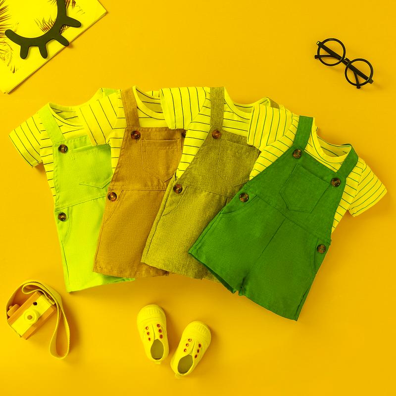 Clothing Sets 5 Colors Born Baby Boys Girls Clothes 2pcs 0-24M Striped Printed Short Sleeve Romper Pocket Suspender ShortsClothing, Sky blue
Clothing Sets 5 Colors Born Baby Boys Girls Clothes 2pcs 0-24M Striped Printed Short Sleeve Romper Pocket Suspender ShortsClothing, Sky blue