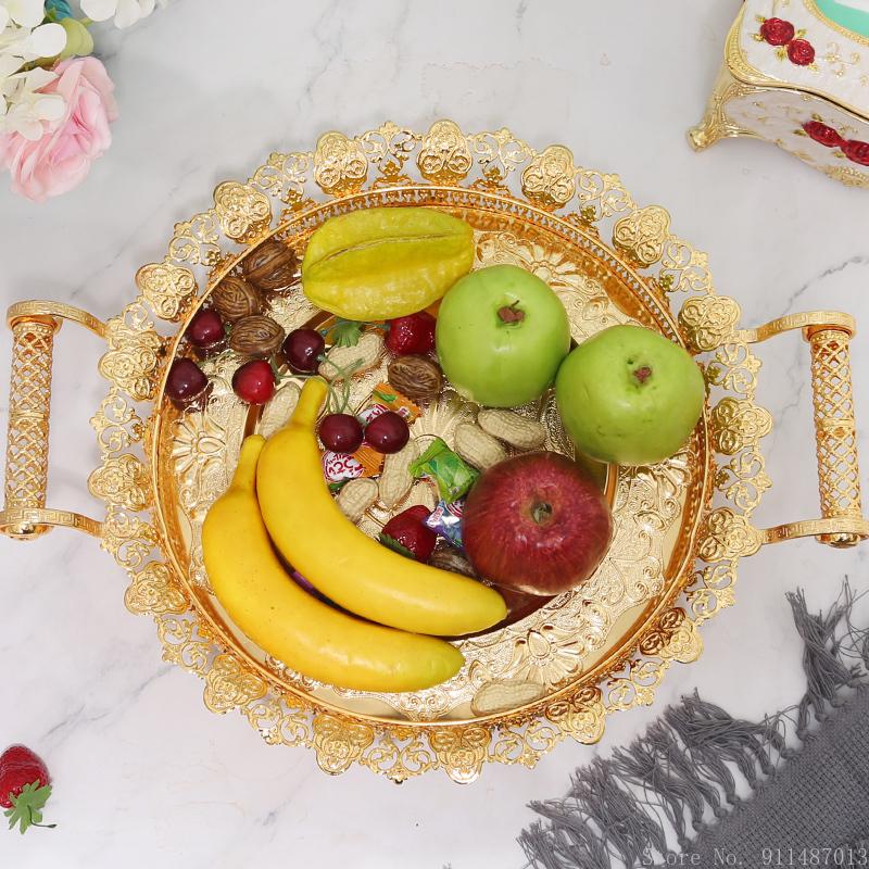 Dishes & Plates One/Binaural European Luxury Metal Fruit Plate Snack Household El Supplies Living Room Tea Table Decoration
Dishes & Plates One/Binaural European Luxury Metal Fruit Plate Snack Household El Supplies Living Room Tea Table Decoration