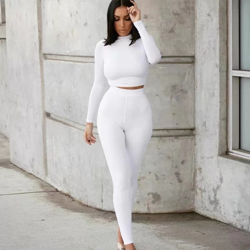 Women' Tracksuits Hot Selling Long Sleeve Yoga Suit Seamless Knitted Autumn and Winter professional running Fitness Suit Pullover Crew Neck Women Tracksuit, White
Women' Tracksuits Hot Selling Long Sleeve Yoga Suit Seamless Knitted Autumn and Winter professional running Fitness Suit Pullover Crew Neck Women Tracksuit, White