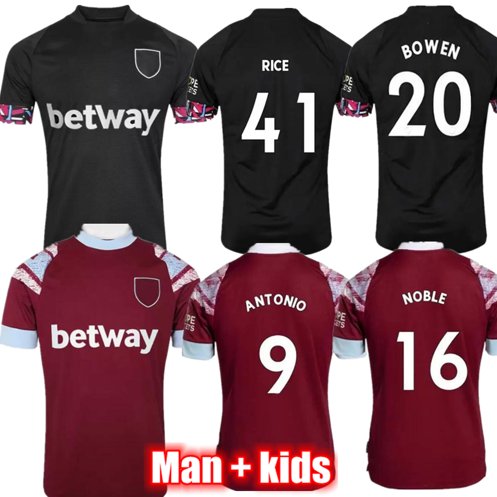 Up to 4XL West Hams BOWEN RICE Soccer Jerseys 2022 23 BENRAHMA LANZINI ANTONIO NOBLE Fan Player version Football Shirt Mens Kids kit, 22-23 away
Up to 4XL West Hams BOWEN RICE Soccer Jerseys 2022 23 BENRAHMA LANZINI ANTONIO NOBLE Fan Player version Football Shirt Mens Kids kit, 22-23 away