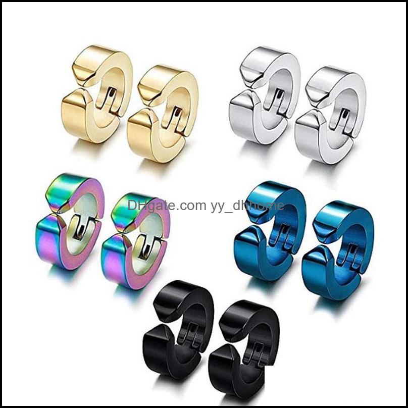 Ear Cuff Earrings Jewelry Fashion Stainless Steel For Men Blue Black Gold Clip Non Piercing Punk Earring Drop Delivery 2021 Uzztj
Ear Cuff Earrings Jewelry Fashion Stainless Steel For Men Blue Black Gold Clip Non Piercing Punk Earring Drop Delivery 2021 Uzztj