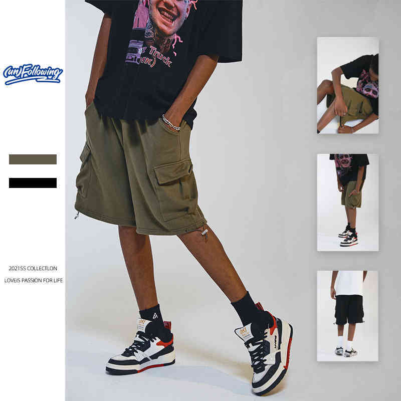 High Street Trend Big Pocket Cargo Knitwear Sporty Casual Shorts Summer Slacks Half-Length Sweatshirt, Army green
High Street Trend Big Pocket Cargo Knitwear Sporty Casual Shorts Summer Slacks Half-Length Sweatshirt, Army green