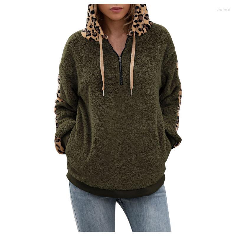 Women' Hoodies & Sweatshirts 2022 Winter Plush Warm Ladies Pullover Fleece Leopard Plus Velvet Thick Casual Loose Long Sleeve Women Hoodie, Army green
Women' Hoodies & Sweatshirts 2022 Winter Plush Warm Ladies Pullover Fleece Leopard Plus Velvet Thick Casual Loose Long Sleeve Women Hoodie, Army green