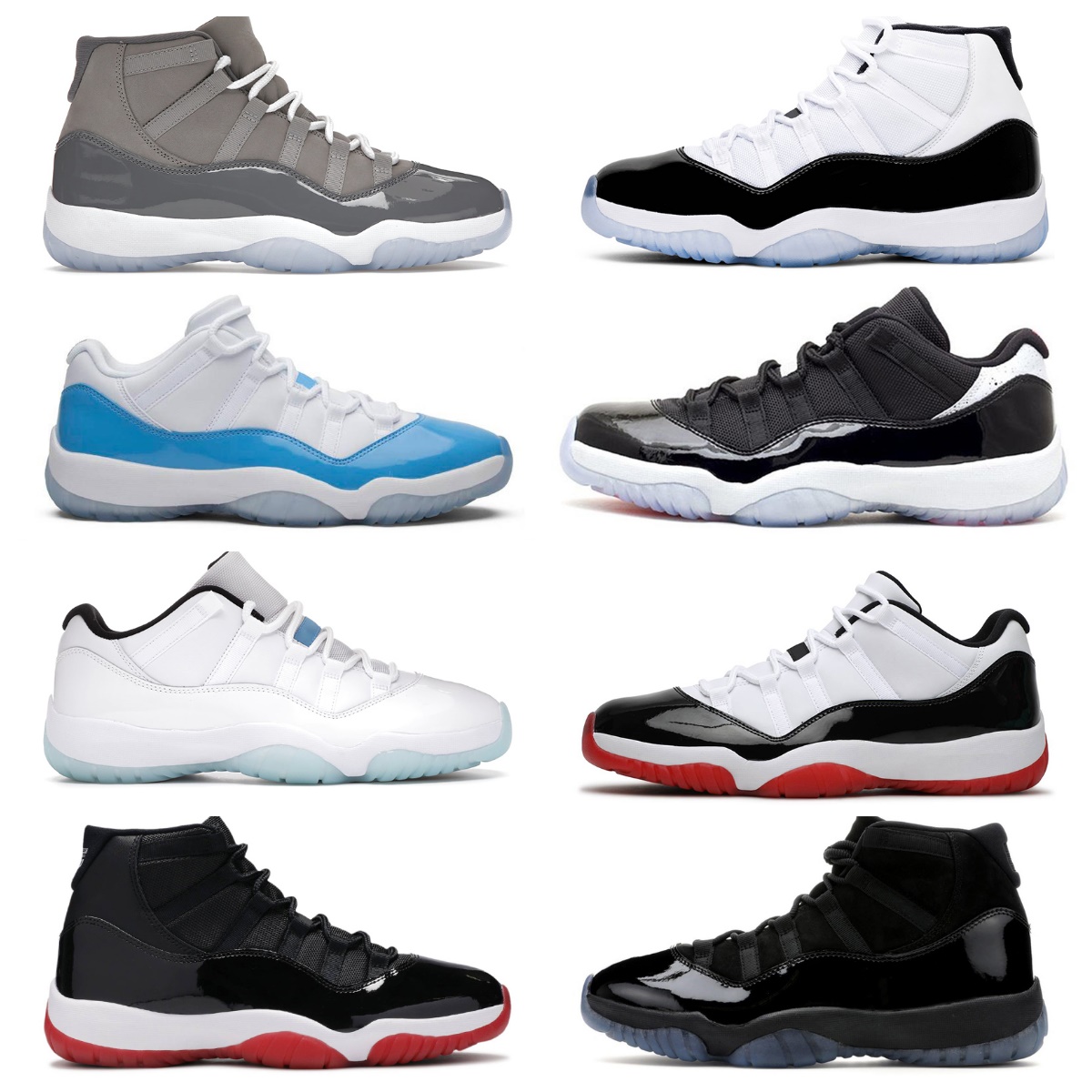 Basketball Shoes Mens Women 11 11s Retro High Cool Grey Cherry trainers Jubilee 25th Anniversary Playoffs Bred Concord Midnight Navy Gamma Blue Cap and Gown Sneakers, Bubble package bag
Basketball Shoes Mens Women 11 11s Retro High Cool Grey Cherry trainers Jubilee 25th Anniversary Playoffs Bred Concord Midnight Navy Gamma Blue Cap and Gown Sneakers, Bubble package bag