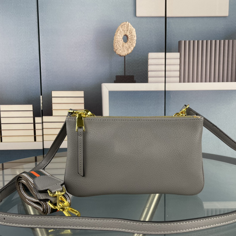 Wholesale Ladies Top Quality Double Zipper Messenger Bag Luxury Personality Designer Women Casual Striped Shoulder Strap Leather Shoulder Bags 86, Customize
Wholesale Ladies Top Quality Double Zipper Messenger Bag Luxury Personality Designer Women Casual Striped Shoulder Strap Leather Shoulder Bags 86, Customize