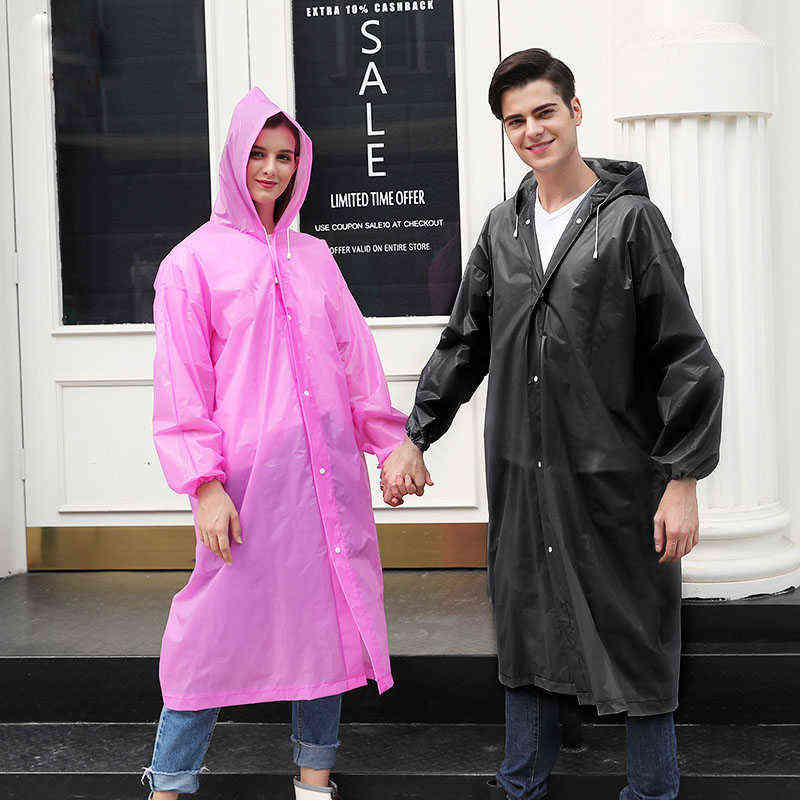 Reusable Raincoat Women Rainwear Men Poncho Impenetrable Poncho Eva Rain Jacket Plastic Fashion Rain Cover Hooded Capa De Chuva
Reusable Raincoat Women Rainwear Men Poncho Impenetrable Poncho Eva Rain Jacket Plastic Fashion Rain Cover Hooded Capa De Chuva
