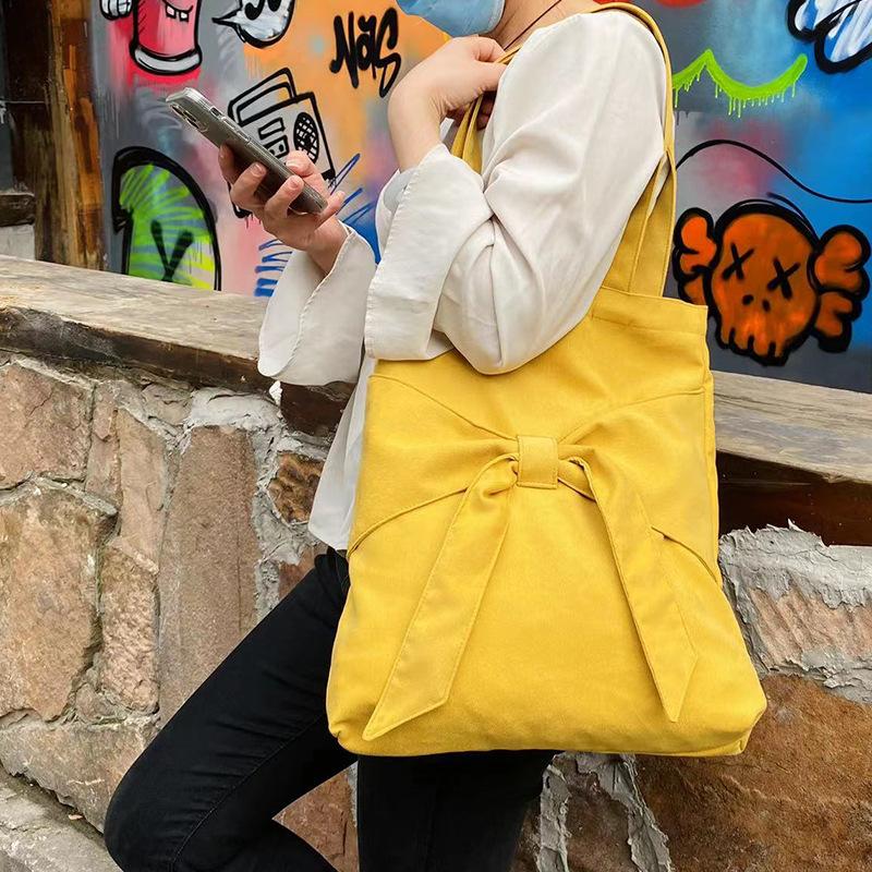 Evening Bags Bow Knot Ins One Shoulder Women's Bag Girl Heart Canvas Japanese Large Capacity Shopping BagEvening, Beige
Evening Bags Bow Knot Ins One Shoulder Women's Bag Girl Heart Canvas Japanese Large Capacity Shopping BagEvening, Beige