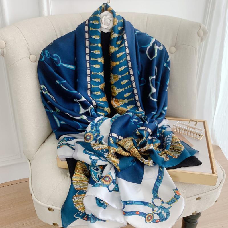 Scarves Silk Scarf Summer Shawl Ladies Elegant Wrap Soft Women Sunscreen Bandanna Chiffon Muffler Pareo Foulard PonchoScarves
Scarves Silk Scarf Summer Shawl Ladies Elegant Wrap Soft Women Sunscreen Bandanna Chiffon Muffler Pareo Foulard PonchoScarves