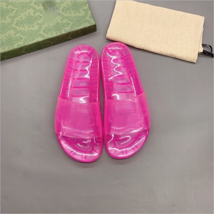 Women jelly sandals Transparent Crystal Rubber Slippers Summer Men Flat Jellys slides Beach Sandal Top Luxury Designer Ladies Fruit Letter, Blue
Women jelly sandals Transparent Crystal Rubber Slippers Summer Men Flat Jellys slides Beach Sandal Top Luxury Designer Ladies Fruit Letter, Blue