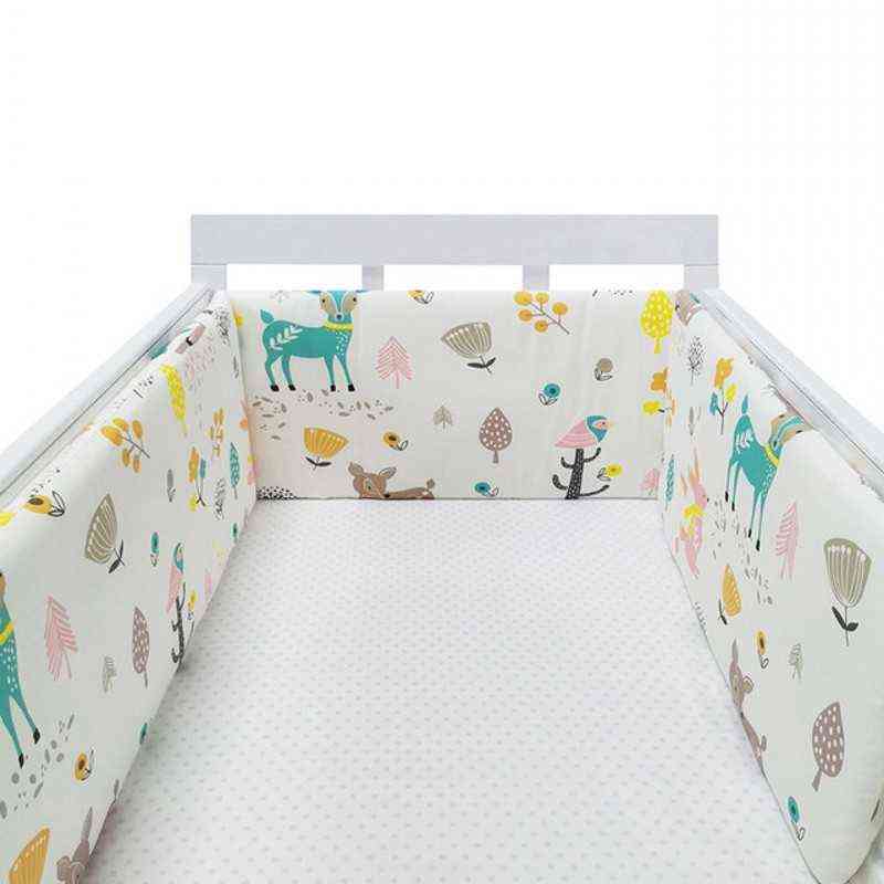 200*30cm Baby Crib Fence Cotton Bed Protection Railing Thicken Bumper One-piece Crib Around Protector Baby Room Decor G220421