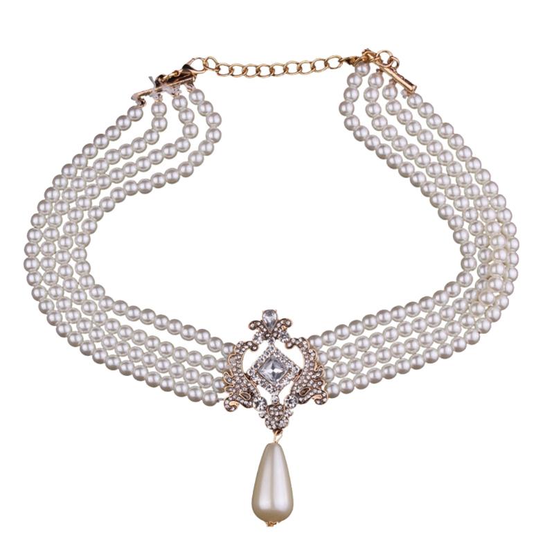 Pendant Necklaces Multi Strand 4 Layer Glitter Rhinestone Crystal Simulated Pearls Bib Choker Statement Necklace Women Party Prom Wedding Je
Pendant Necklaces Multi Strand 4 Layer Glitter Rhinestone Crystal Simulated Pearls Bib Choker Statement Necklace Women Party Prom Wedding Je