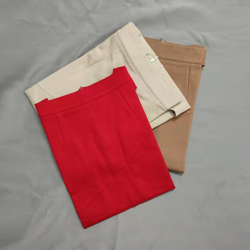 Spring Elegant Women Mermaid Skirts Vintage High Waist Slim Package Hip Stitching Office OL Skirt Faldas Largas Jupe Femme 220317