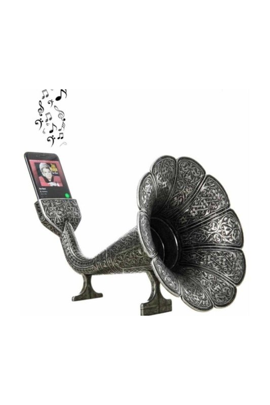 Nostalgic Gramophone Sound System Sound Amplifier Accessory Zamak Gift Acoustic Gramophone Compatible with Every Phone 220409
Nostalgic Gramophone Sound System Sound Amplifier Accessory Zamak Gift Acoustic Gramophone Compatible with Every Phone 220409