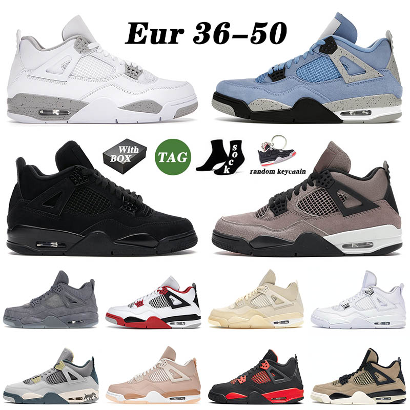 2022 Arrival With Box Mens Basketball Shoes 4s IV University Blue Jumpman Black Cat Taupe Haze Sail Kaws Grey Men Women Jorda Jordens 4 Trainers Sneakers 36-50, A19 40-50
2022 Arrival With Box Mens Basketball Shoes 4s IV University Blue Jumpman Black Cat Taupe Haze Sail Kaws Grey Men Women Jorda Jordens 4 Trainers Sneakers 36-50, A19 40-50