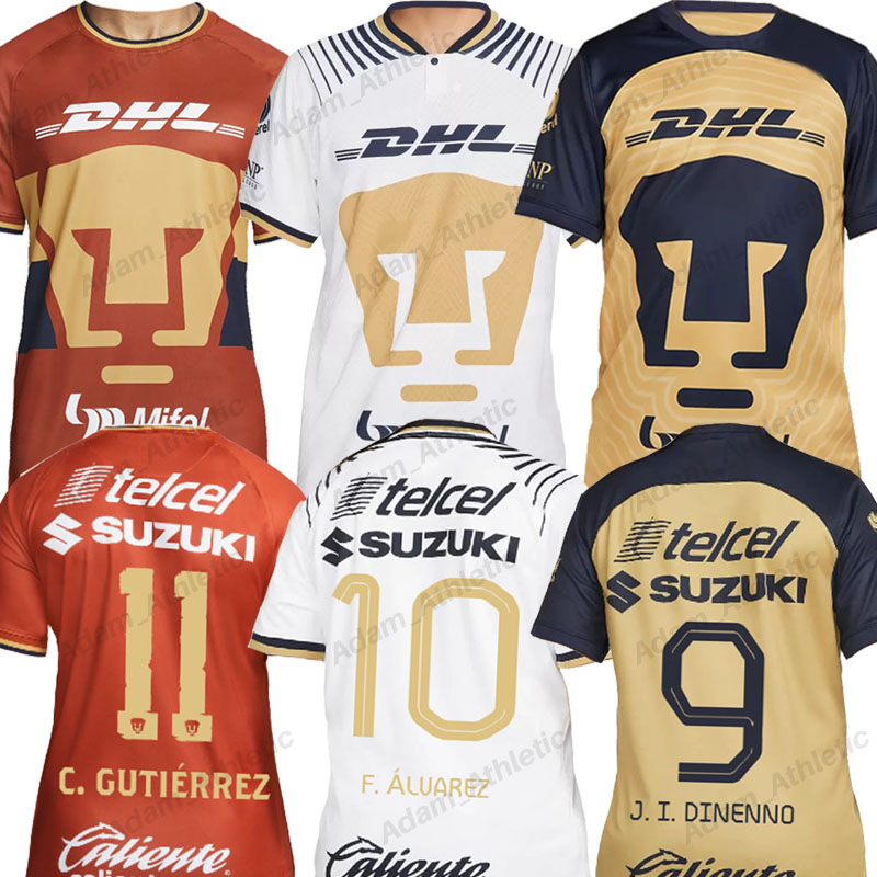 Mexiko UNAM soccer jerseys 22 23 DANI ALVES F.ALVAREZ J.I.DINENNO football shirts N.FREIRE C.GUTIERREZ jersey home away Camisetas de Club Universidad Nacional A.C., 22-23 home
Mexiko UNAM soccer jerseys 22 23 DANI ALVES F.ALVAREZ J.I.DINENNO football shirts N.FREIRE C.GUTIERREZ jersey home away Camisetas de Club Universidad Nacional A.C., 22-23 home