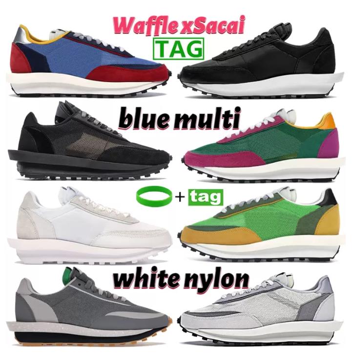 Designer Sacai Waffle ldv ld ldwaffle for men women Running Shoes Black Gum White Nylon Varsity Blue Dark Iris Sesame Void Game Royal Outdoor Sports Trainers Sneakers
Designer Sacai Waffle ldv ld ldwaffle for men women Running Shoes Black Gum White Nylon Varsity Blue Dark Iris Sesame Void Game Royal Outdoor Sports Trainers Sneakers