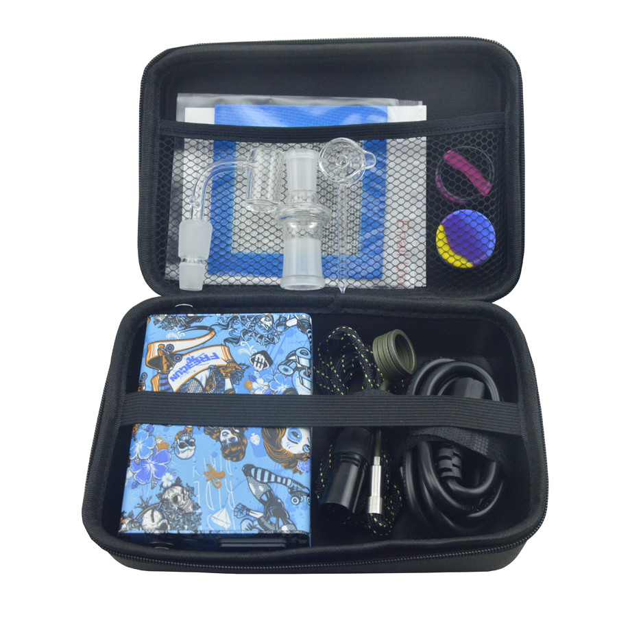 Smoking Enail PID Temperature Control Box with 20mm Heating Coil Heater 14mm 18mm male Electric Quartz Banger Nail Silicone Pad for Wax Vaporizer Glass Bong
Smoking Enail PID Temperature Control Box with 20mm Heating Coil Heater 14mm 18mm male Electric Quartz Banger Nail Silicone Pad for Wax Vaporizer Glass Bong