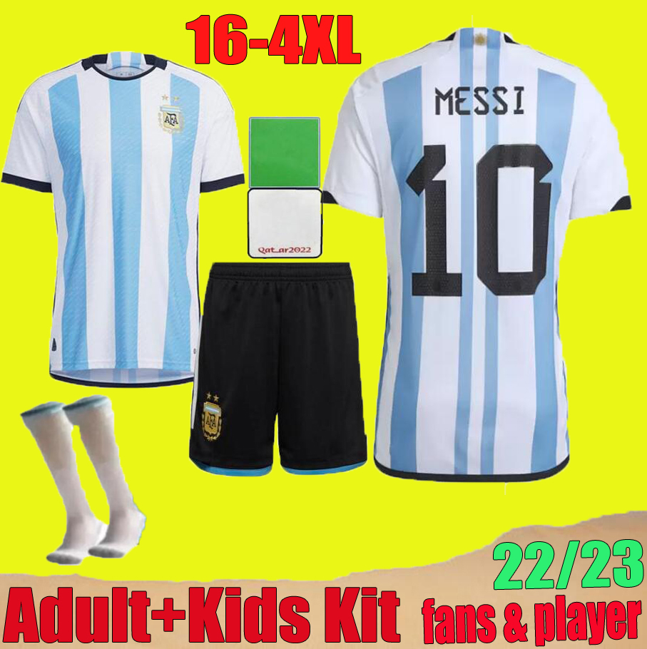 Player Fans Version Argentina Soccer Jersey 22 23 Copa America DI MARIA special Football Shirts 2022 2023 DYBALA LO CELSO National Team MARADONA Men Kids KIT uniforms
Player Fans Version Argentina Soccer Jersey 22 23 Copa America DI MARIA special Football Shirts 2022 2023 DYBALA LO CELSO National Team MARADONA Men Kids KIT uniforms