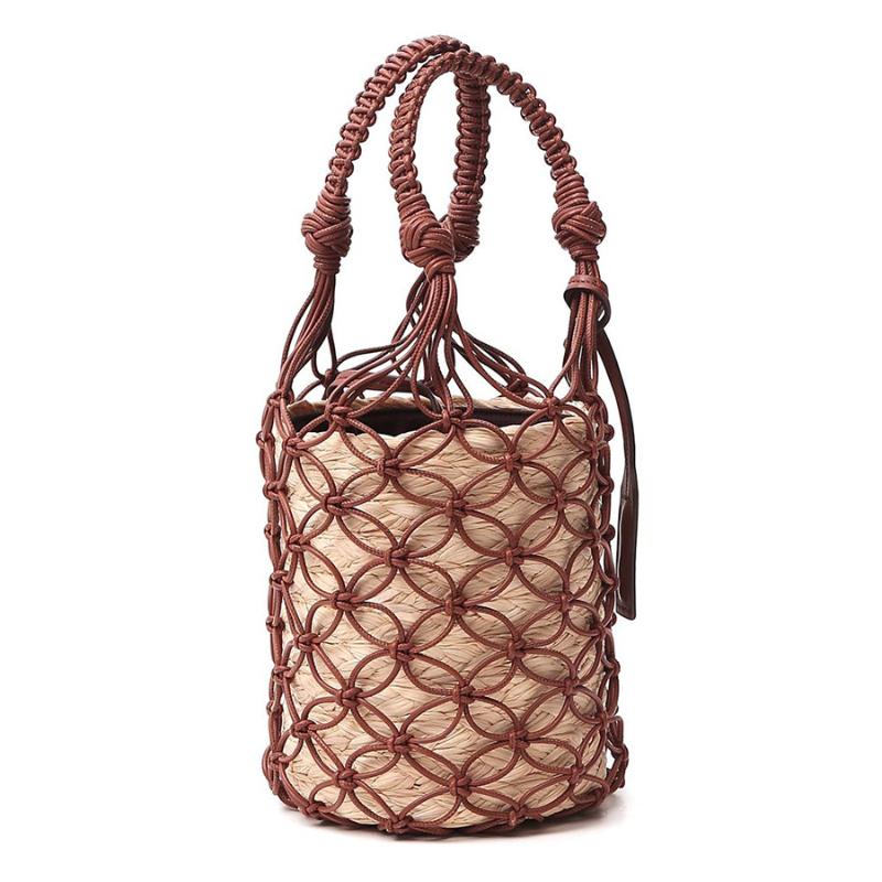 Evening Bags Fashion Hollow Straw Buckets Bag Handmade Woven Women Handbags Casual Summer Beach Shoulder Crossbody Bali Small Tote 2022, Brown
Evening Bags Fashion Hollow Straw Buckets Bag Handmade Woven Women Handbags Casual Summer Beach Shoulder Crossbody Bali Small Tote 2022, Brown