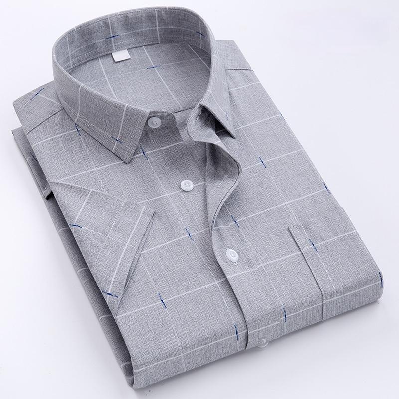 Men's Casual Shirts Printed Plaid Shirt Mens Button Up Short Sleeve Camisas Para Hombre Slim Fit Men 50% Cotton Polyester, Gd561
Men's Casual Shirts Printed Plaid Shirt Mens Button Up Short Sleeve Camisas Para Hombre Slim Fit Men 50% Cotton Polyester, Gd561