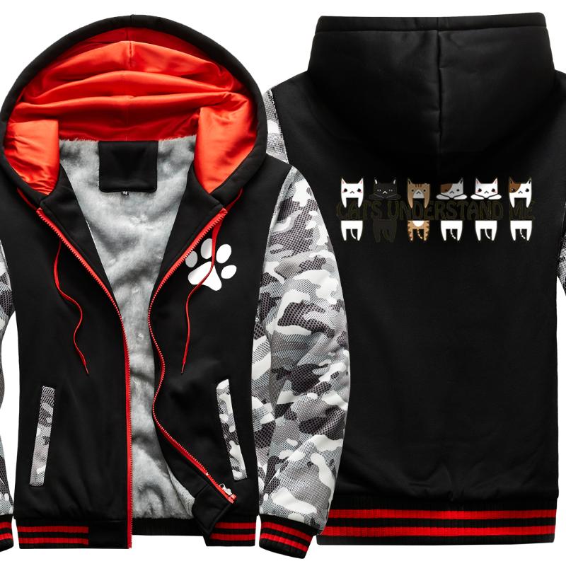 Men's Hoodies & Sweatshirts Funny Cartoon Cats Print Mans Fleece Hoody Jackets Winter Outdoor Warm Tracksuit Coats Casual Male Streetwear Ho, Black 6
Men's Hoodies & Sweatshirts Funny Cartoon Cats Print Mans Fleece Hoody Jackets Winter Outdoor Warm Tracksuit Coats Casual Male Streetwear Ho, Black 6