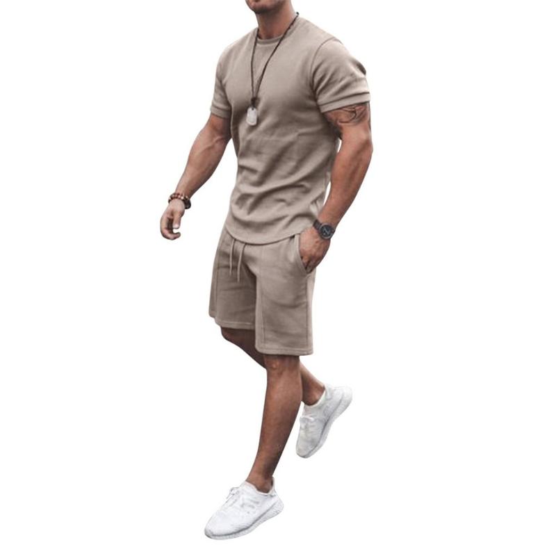 Men's Tracksuits Summer Fashion Men's 2 Piece Set Casual Short Sleeves Outfit Sports T-shirt Shorts Pants Suits Camisetas Ropa HombreMen
Men's Tracksuits Summer Fashion Men's 2 Piece Set Casual Short Sleeves Outfit Sports T-shirt Shorts Pants Suits Camisetas Ropa HombreMen