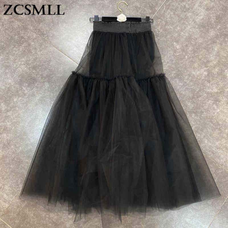 Skirts ZCSMLL Black 2022 Spring Elastic Waist Multi-layer Yarn Three-dimensional Puffy With Lining Small Women' Skirt
Skirts ZCSMLL Black 2022 Spring Elastic Waist Multi-layer Yarn Three-dimensional Puffy With Lining Small Women' Skirt