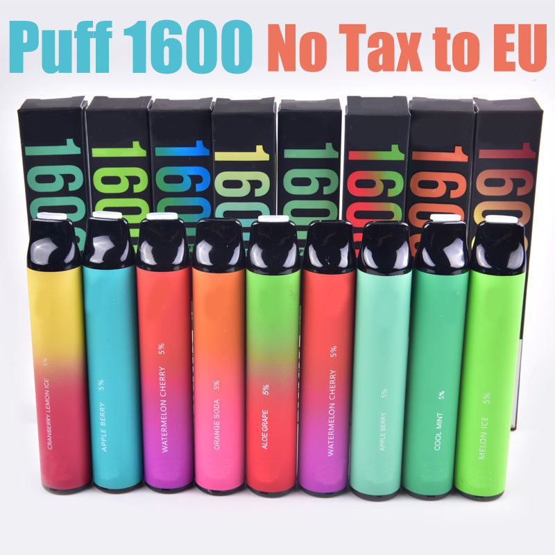 Puff 1600 Puffs Disposable Vape E Cigarette Kit Pen Pod E Cigs Kits 1000mah 6.5ml prefilled
Puff 1600 Puffs Disposable Vape E Cigarette Kit Pen Pod E Cigs Kits 1000mah 6.5ml prefilled