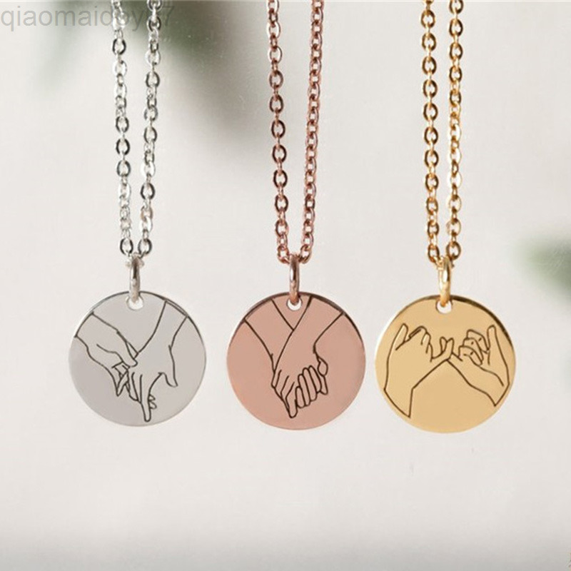 Pinky Swear Sign Necklaces For Women Girls Engraved Sign Language Hand Heart Necklace Mother's Day Gifts Bff Vintage Jewelry L220812
Pinky Swear Sign Necklaces For Women Girls Engraved Sign Language Hand Heart Necklace Mother's Day Gifts Bff Vintage Jewelry L220812