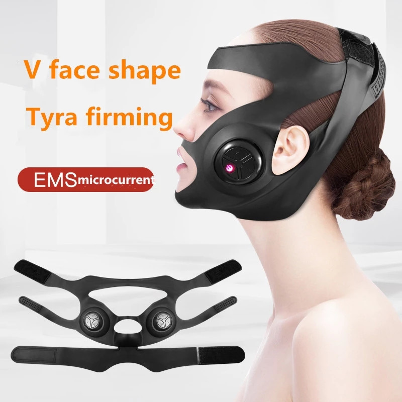 Other Beauty Equipment Home Electric Bandage Instrument Lift Up V-shaped Thin Face Slimming Cheek Mask Beauty Facemask Belt