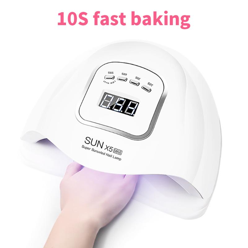 Nail Dryers 45 LEDs LED/UV Lamp Intelligent 120W LED Dryer For Drying Gel Polish Timer Auto Sensor Manicure Tools, White
Nail Dryers 45 LEDs LED/UV Lamp Intelligent 120W LED Dryer For Drying Gel Polish Timer Auto Sensor Manicure Tools, White
