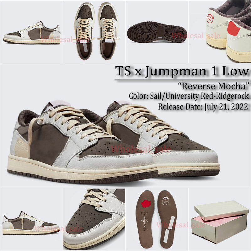 New Reverse Mocha 1 1s Jumpman Basketball Shoes Mens Womens Sneakers High Low Trainers With Keychain Tag Size 36-47 Us 13, Reverse mocha 36-46
New Reverse Mocha 1 1s Jumpman Basketball Shoes Mens Womens Sneakers High Low Trainers With Keychain Tag Size 36-47 Us 13, Reverse mocha 36-46