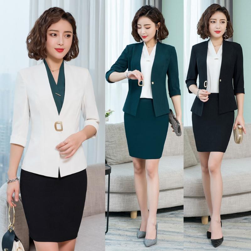 Two Piece Dress White Blazer For Women Skirt Suits Office Ladies Business Work Wear Sets Half Sleeve Jacket SetsTwo, Black
Two Piece Dress White Blazer For Women Skirt Suits Office Ladies Business Work Wear Sets Half Sleeve Jacket SetsTwo, Black